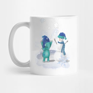 Elephant Tiffan & snowman Mug